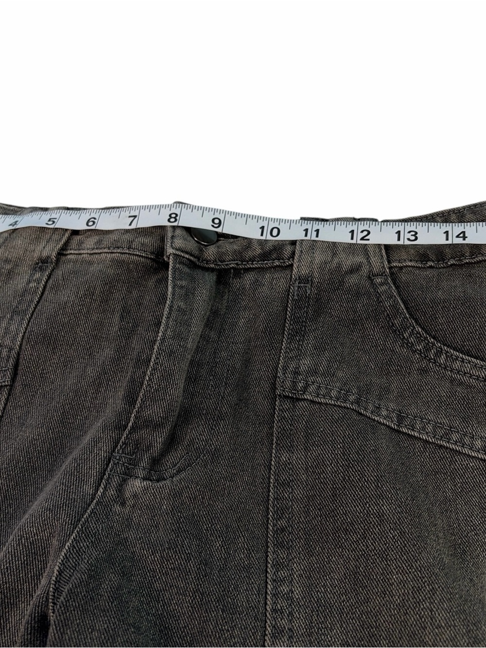 Blue Asphalt  Cargo Pants Wide Leg Black Size Medium NWT - Picture 10 of 10